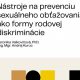 Titulná strana publikácie Nástroje na prevenciu sexuálneho obťažovania ako formy rodovej diskriminácie (Veronika Valkovičová, Andrej Kuruc, IVPR, 2019)