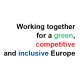 Working together for a grenn, competitive and inclusive Europe - slogan Norway Grants