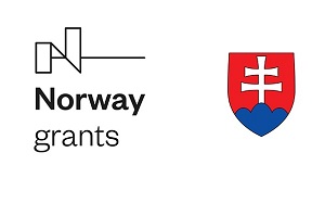Logo Norway Grants a štátny znak Slovenskej republiky