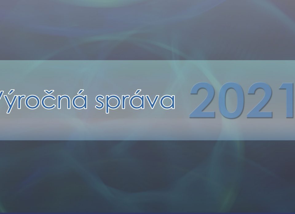 Titulná strana Výročnej správy IVPR 2021
