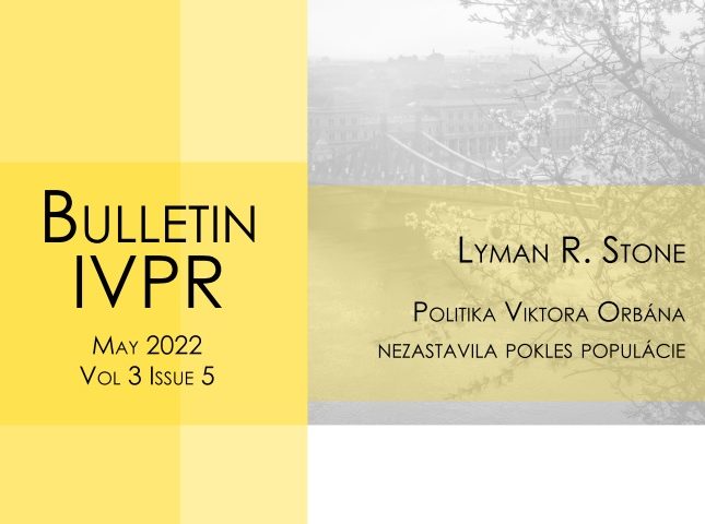 Titulná strana Bulletinu IVPR 5/2022