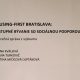 Titulná strana výskumnej správy Housing-first Bratislava: Dostupné bývanie so sociálnou podporou, 2023
