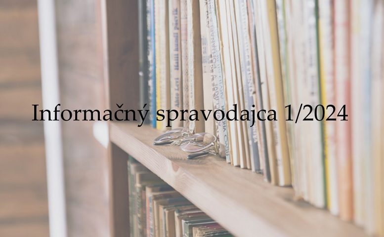 Titulná strana Informačného spravodajcu DISSO 1/2024