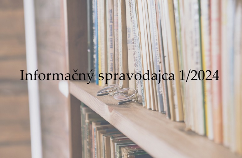 Titulná strana Informačného spravodajcu DISSO 1/2024