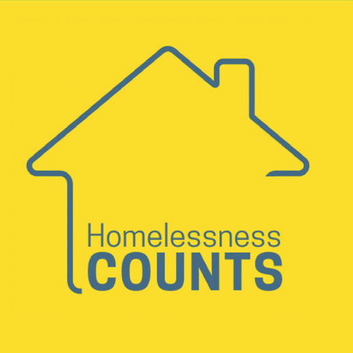 Logo Homelessness Counts - Európske sčítanie ľudí bez domova