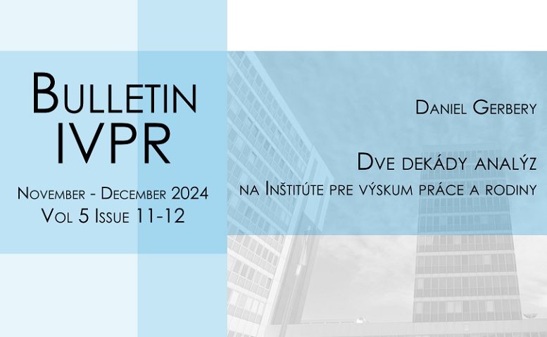 Titulná strana bulletinu IVPR 11-12/2024