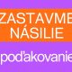 Zastavme násilie! Poďakovanie