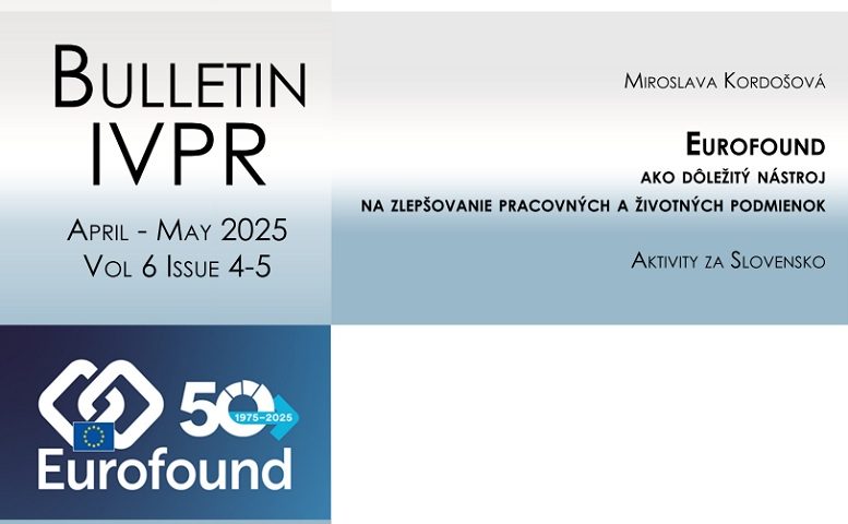 Titulná strana Bulletinu IVPR 4-5/2025