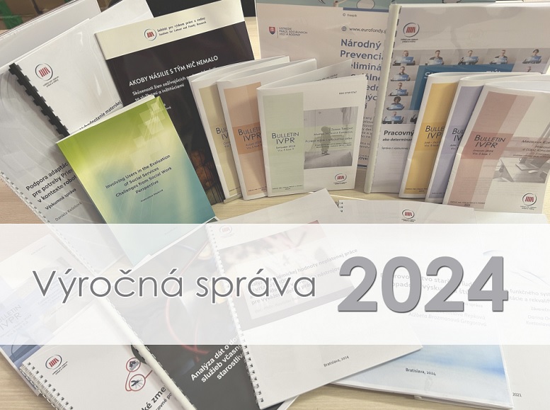 Titulná strana Výročnej správy IVPR za rok 2024