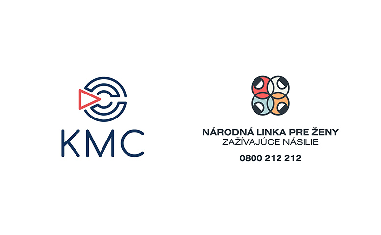 Logá KMC a Národnej linky pre ženy zažívajúce násilie