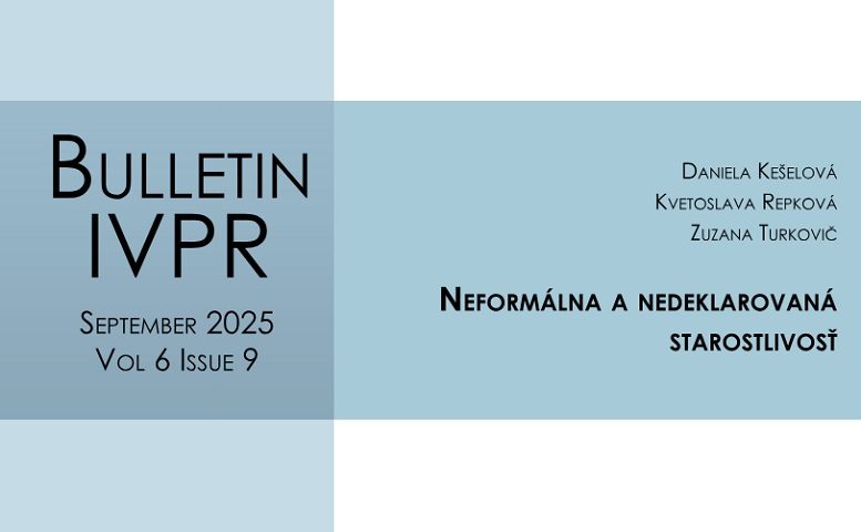 Titulná strana Bulletinu IVPR 9/2025