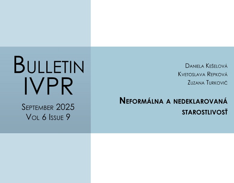 Titulná strana Bulletinu IVPR 9/2025