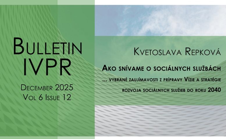 Titulná strana Bulletinu IVPR 12/2025