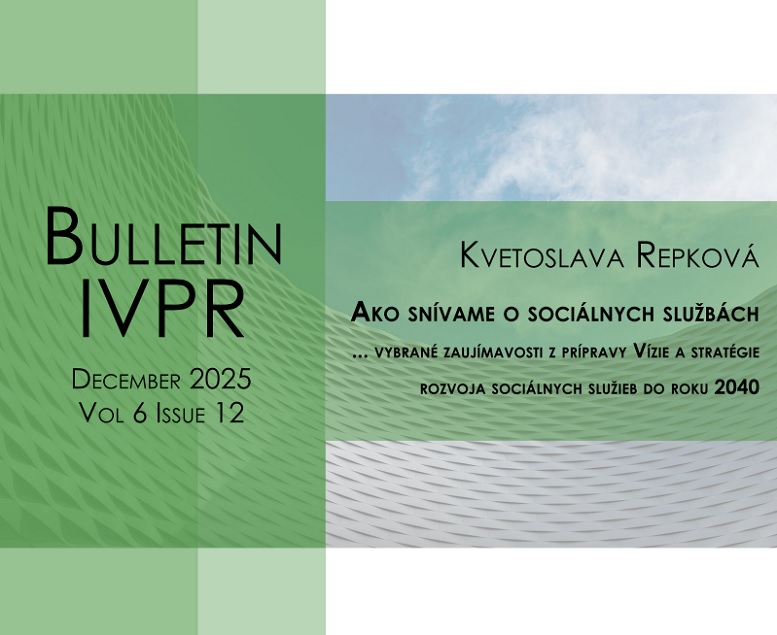 Titulná strana Bulletinu IVPR 12/2025
